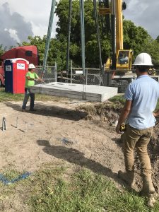 Concrete slab delivery