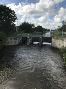 Water Control Structure opened.