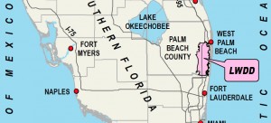 graphic of FL map with LWDD location