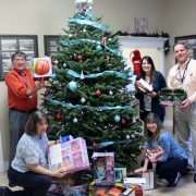 LWDD Staff with gifts