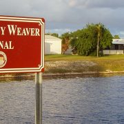 C. Stanley Weaver Canal sign at Weaver canal