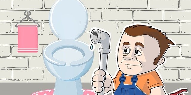 Graphic of plumber