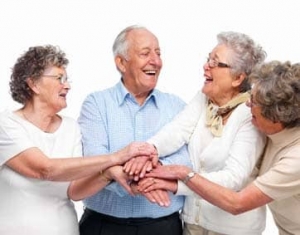 four senior citizens