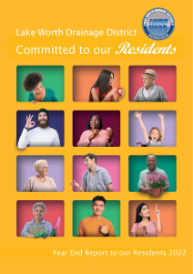 Cover page of Year End Report to Residents 2022