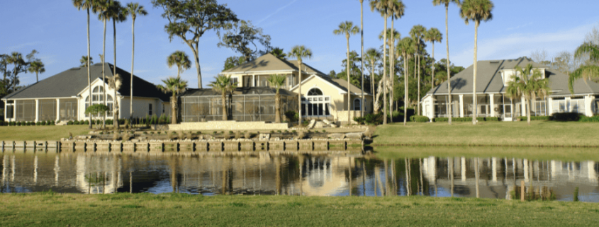 homes on a canal